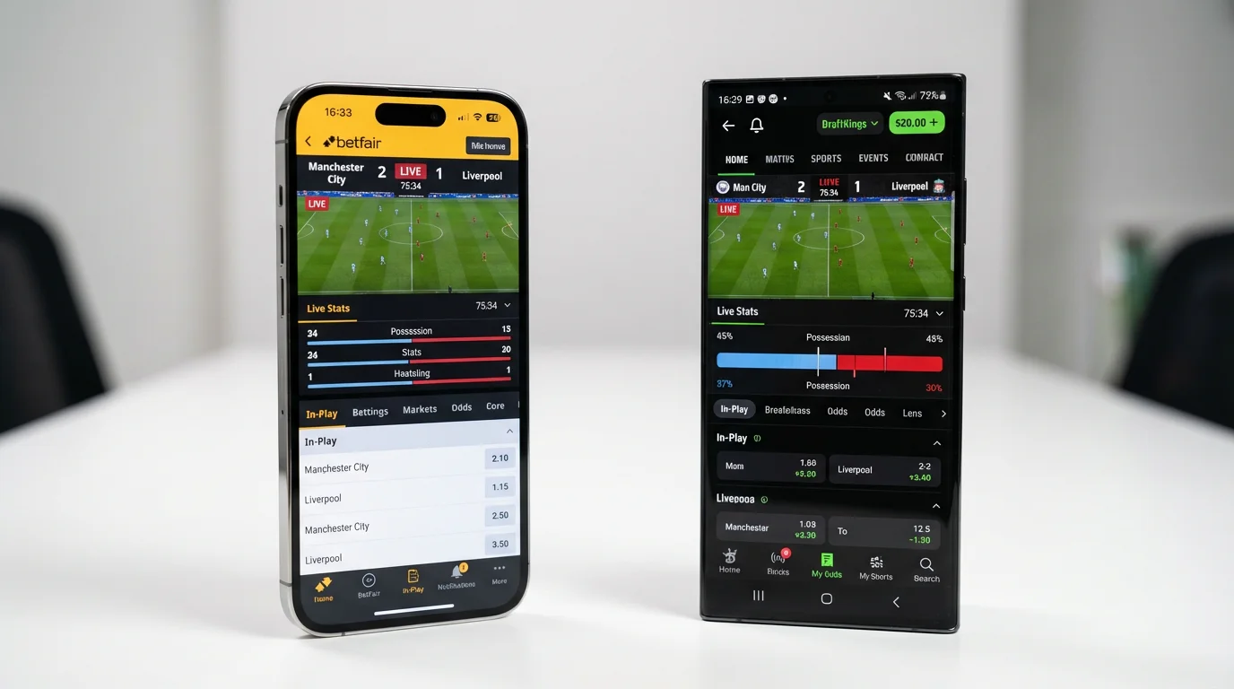 Aplicações móveis das casas de apostas licenciadas para iOS e Android